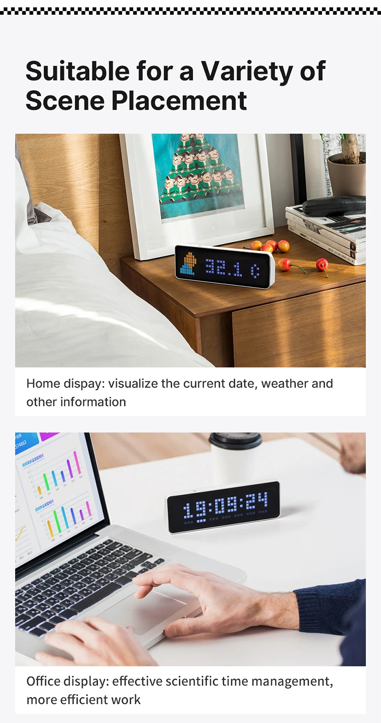 smart pixel clock device