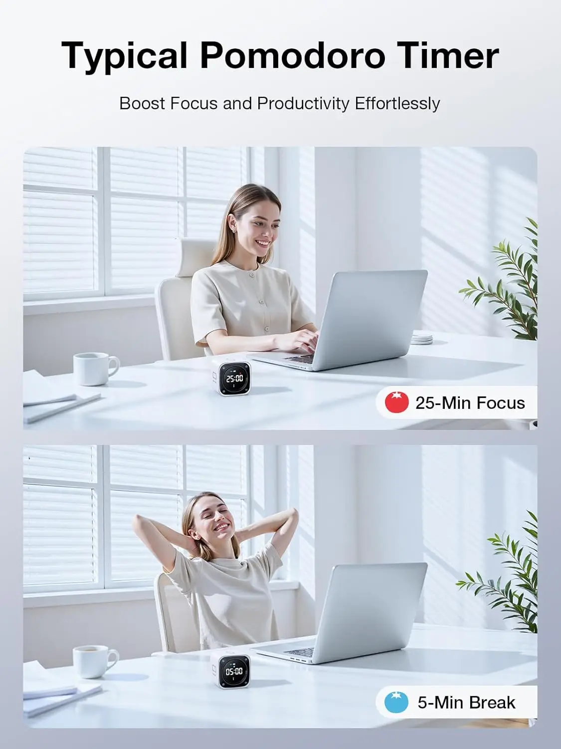 TickTime TK3 Pomodoro Cube Timer — Your Ultimate Productivity Companion - Image 8