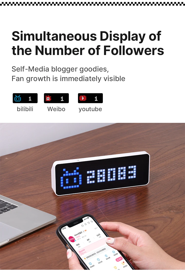smart pixel clock device