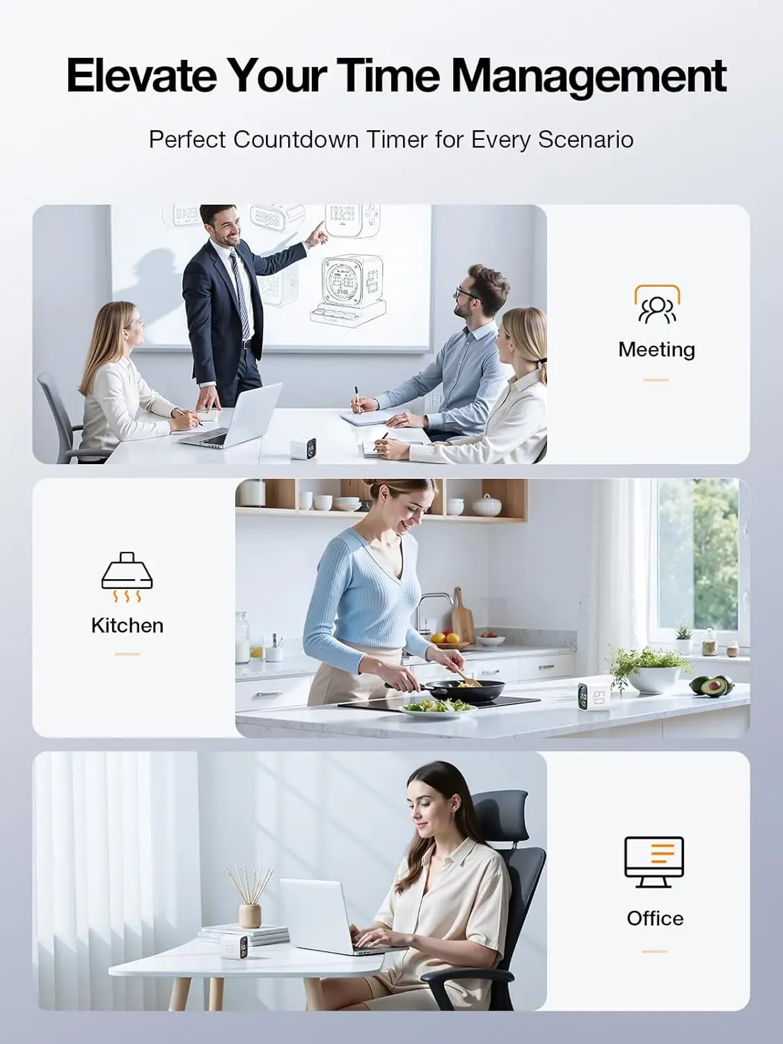 TickTime TK3 Pomodoro Cube Timer — Your Ultimate Productivity Companion - Image 6