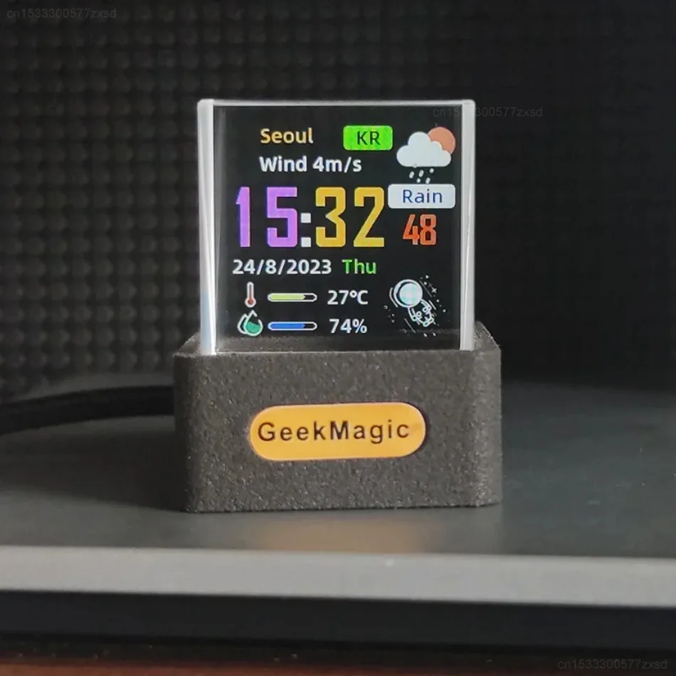 HelloCubic-Lite smart pixel clock weather station