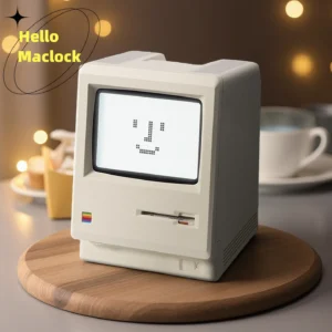 retro macintosh alarm clock